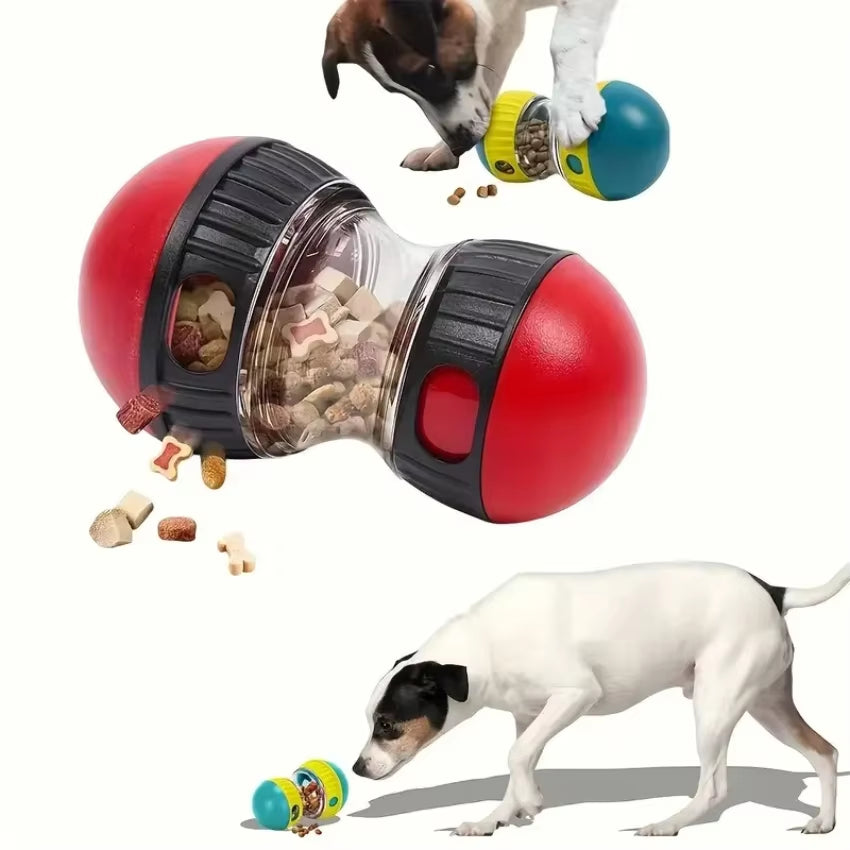 Interactive Dog Snack Dispenser Toy for All Slow Feeder Types - Durable Plastic Pet Toy Promoting Fun and Healthy Eating