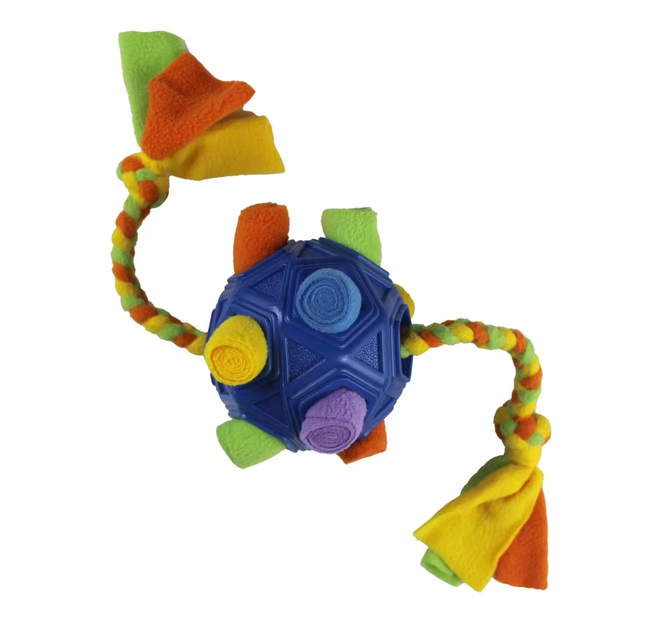 Unbreakable Snuffle Ball for Dogs - Interactive Foraging Toy and Slow Feeder Treat Dispenser