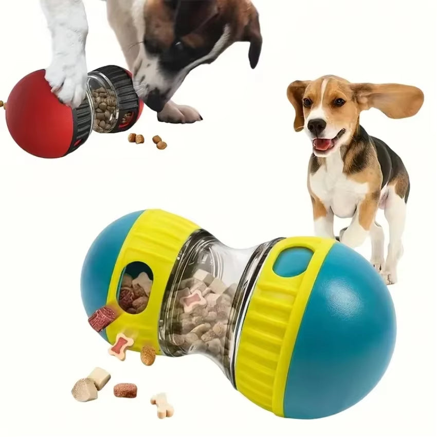 Interactive Dog Snack Dispenser Toy for All Slow Feeder Types - Durable Plastic Pet Toy Promoting Fun and Healthy Eating