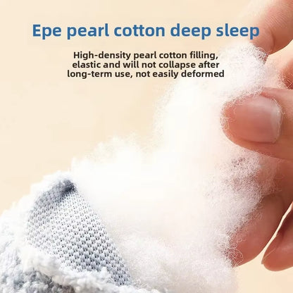 Luxury Plush Pet Pillow for Cats and Dogs with Cervical Support, Hypoallergenic Washable Cover, and Deep Sleep U-Shape Design